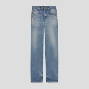 생로랑 라이트 워시 스트레이트 데님 진 795394Y13KD4423