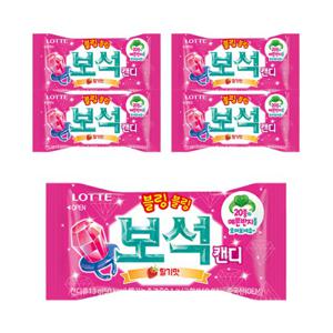 롯데웰푸드 블링블링 보석캔디 딸기맛 13g x 5개