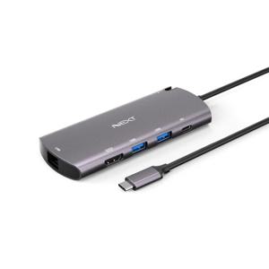 넥스트유 NEXT-M2287TCH USB허브 6 in 1 타입C 멀티 포트 어댑터