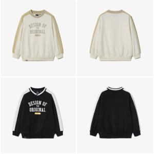 휠라키즈[FILA KIDS] 캠퍼스 배색 맨투맨-FK2POH1303X