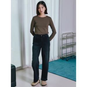 [폴햄] 여 기모 와이드핏 데님 팬츠 PHE4DP2039