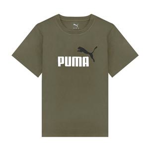 [푸마 주니어]푸마 PUMA 에센셜 투컬러 NO.1 로고 반팔티 카키 684708-81