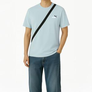 [푸마 주니어]푸마 PUMA 에센셜 투컬러 NO.1 스몰로고 반팔티 민트 684717-67