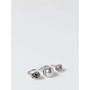 [ALEXANDER MCQUEEN] 여성 링 인 brass 위드 Swarovski 734749I170E 1390 실버 /6