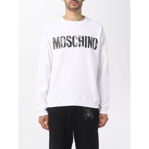 [MOSCHINO] 남성 스웻셔츠 코튼 위드 바이커 로고 17285228 1001 화이트 /6