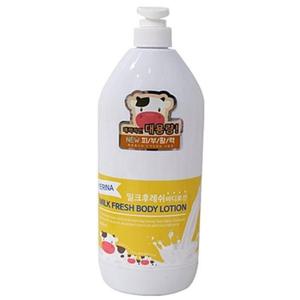 밀크 1L 예리나 후레쉬 바디로션 샤워 보습 촉촉한 목 크림