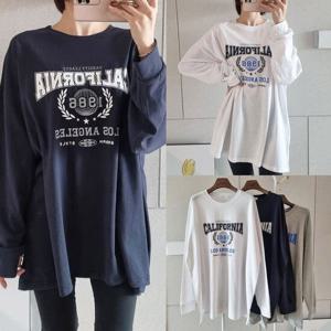 [아이우먼]위쉬몰 NS 포니아오버박스면긴팔티(T836H502) 빅사이즈