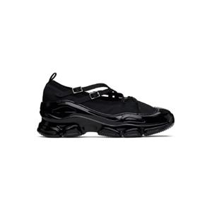 25 SS Simone Rocha 남성 블랙 클래식 크로스 트래커 발레리나 스니커즈 251405M237000