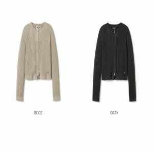 후아유 여성 빈티지 케이블 집업 / Vintage Cable zip-up WHCKE4744F 17