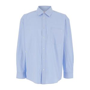 던스트 패치 포켓 자수 로고 셔츠 UDSH5A107B1 SOFTBLUE