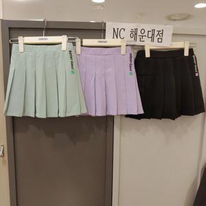 [오후]찰랑찰랑~깔끔하고 에쁜 주름치마~솔리드 스쿨 스커트 OHWH23S52