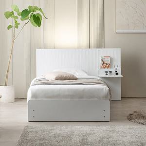 라자가구 라무드 LED 서랍형 침대 프레임 SS + 협탁 2 + 7존포켓매트