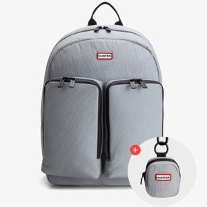 헌터 [UNISEX] 투 포켓 백팩 - 오션블루 HCM0001CBZROB