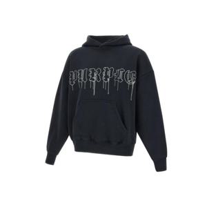 퍼플 브랜드 후드 티셔츠 P401HBGD125 BLACK