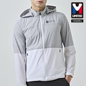 엠리밋 남여공용 홑겹 배색 바람막이 엘그레이 - LGUSJ31312