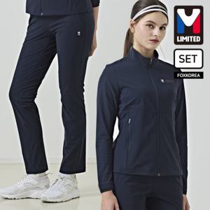 엠리밋 여성 스판 트레이닝 세트 네이비 - LGUSF30662