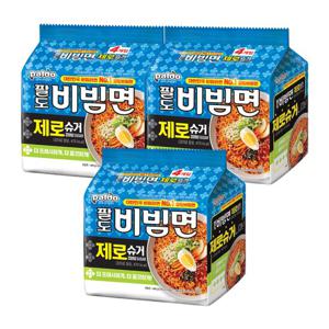 비빔면 제로 슈거(120g x4입) x3팩