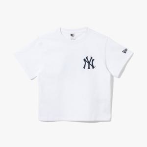 [뉴에라키즈] 14681160 MLB 뉴욕 양키스 햄버거 티셔츠 화이트