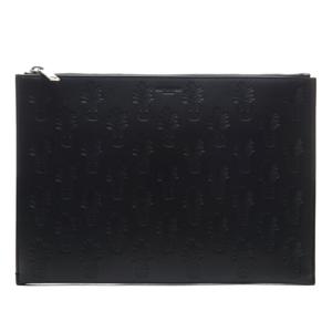 [생로랑] 19SS 남성 스컬 파인애플 패턴 클러치백 (397295_OUA96_1000_19S)