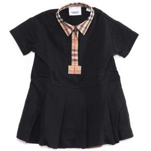[버버리] 23SS 빈티지 체크 피케 원피스 (8053565 BLACK 23S)