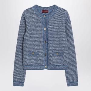 구찌 긴팔 티셔츠 818643XKENR Light blue
