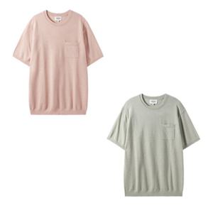 브롬톤런던 P242MKT515 남성 HALF SLEVE CHEST POCKET BASIC ROUND T-SHIRT 팔 티셔츠