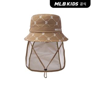 [MLB키즈 공식] 25SS 모노 아웃도어 넥커버 버킷햇 BOS (L.Camel) 7AHTRM153-43CAL