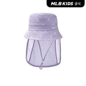 [MLB키즈 공식] 25SS 모노 아웃도어 넥커버 버킷햇 BOS (L.Lavender) 7AHTRM153-43LDL