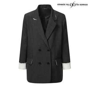 [나인식스뉴욕]투버튼 오버핏 자켓 (NP1JK019L0)