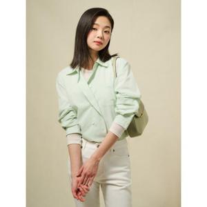 [빈폴레이디스] 훌 변형 셔츠 애플그린 (BF5364C01K)