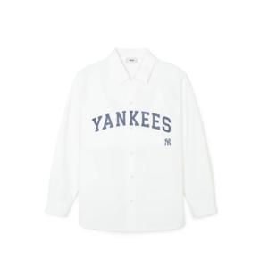 MLB 바시티 코튼 긴팔 셔츠 NY A5 3AWSV0141 50WHS