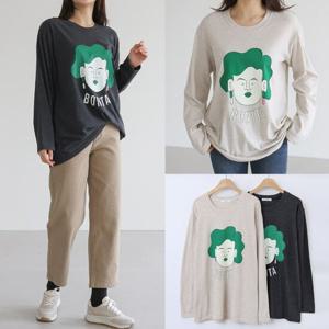 [아이우먼]위쉬몰 LY 보니페이스앙고라긴팔티(T691H503) 빅사이즈