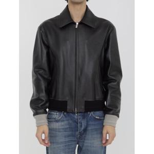 크리스챤디올 가죽 자켓 493L416 BLACK