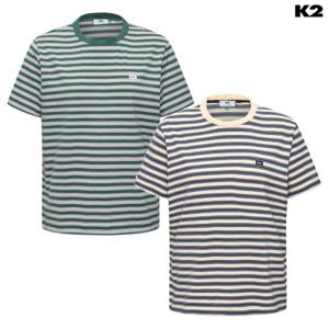 K2 여성 FOR REST 기능성 스트라이프 반팔 티셔츠 W KWM25258