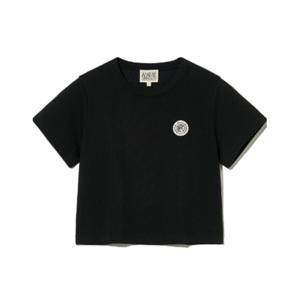 마리떼 W 무브망 써클 와펜 크롭 티 MFG45UTS309 BLK WHT