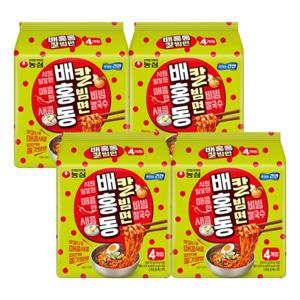 농심 배홍동 칼빔면 128g 16개