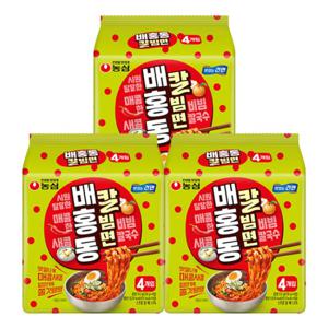 농심 배홍동 칼빔면 128g 12개