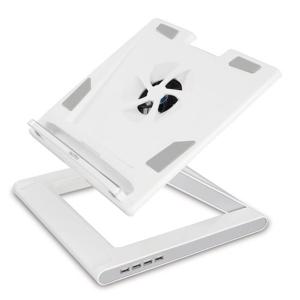 엑토 노트북 쿨링스탠드 받침대 4포트 허브 NBS-07WH
