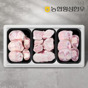 [농협횡성한우] 효도보신세트 6호 2.1kg (사골1팩+우족2팩)