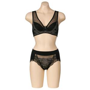 쿠모프리24 3NO 여자속옷 브라팬티 1세트 블랙