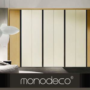 [모노데코] 라인우드 콤비 여닫이 붙박이장 30cm