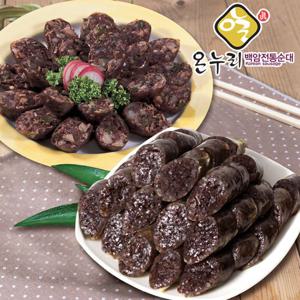 [백암전통순대]찰순대1kg + 고기순대 1kg