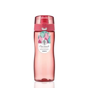 원터치 물병 550ml 핑크