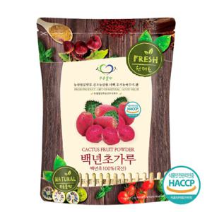 푸른들판  백년초 분말 500g 선인장 열매 가루 100%