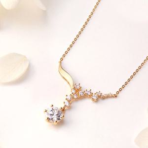 골드팡 18k 시그니티 스타스톤 줄리엣 1캐럿 목걸이