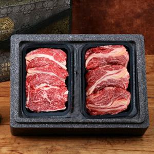 [서가한우] 1++등급 구이선물세트 1kg(등심 500g+특수부위 500g)