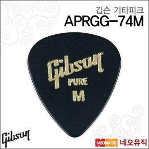 깁슨 기타피크 Gibson APRGG-74M Medium 1개 스텐다드