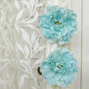 리빙데코 작약꽃커튼장식집게