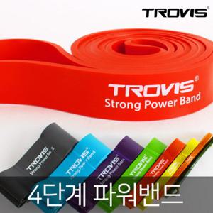 트로비스 스트롱 파워밴드 4단계 레드/라텍스/스트레칭/