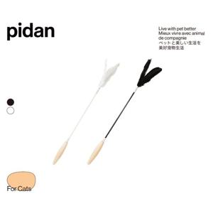 피단스튜디오 고양이 원목깃털봉 장난감